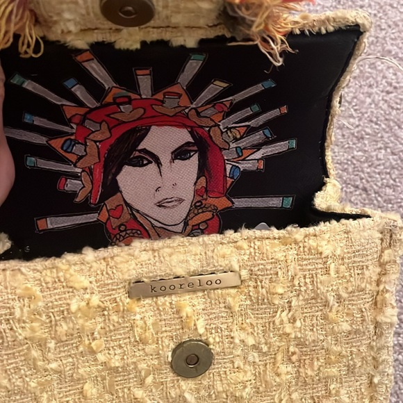 Kooreloo printed yellow bag - Picture 2 of 4